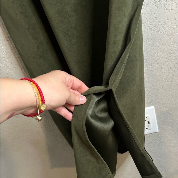 Sunshine Apparel Overall Dress Olive Green Size M - Picture 8 of 11